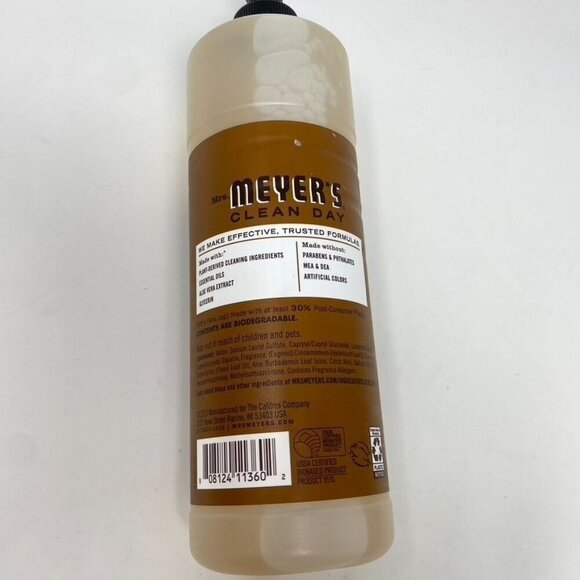 Mrs. Meyer's Clean Day 3 Dish Soap Fall Edition 16 Fl Oz Acorn Spice Scent - Picture 2 of 6